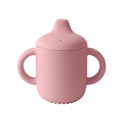 Baby Silicone Drinking Cup - Portable Infant Learning Hand Cup