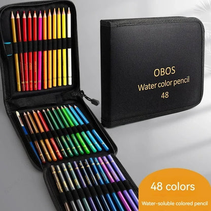 Professional Colored Pencils Set 200/120/72/48 Oil Watercolor Art
