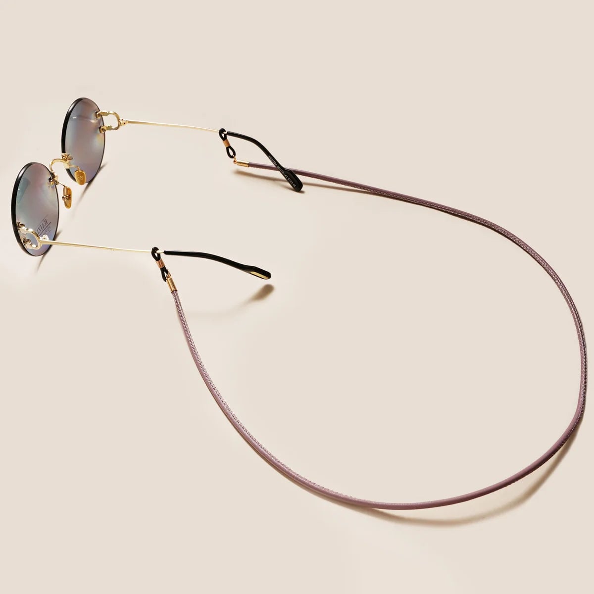 Braided Leather Sunglasses Lanyard Strap - Eyeglass Chain Cord