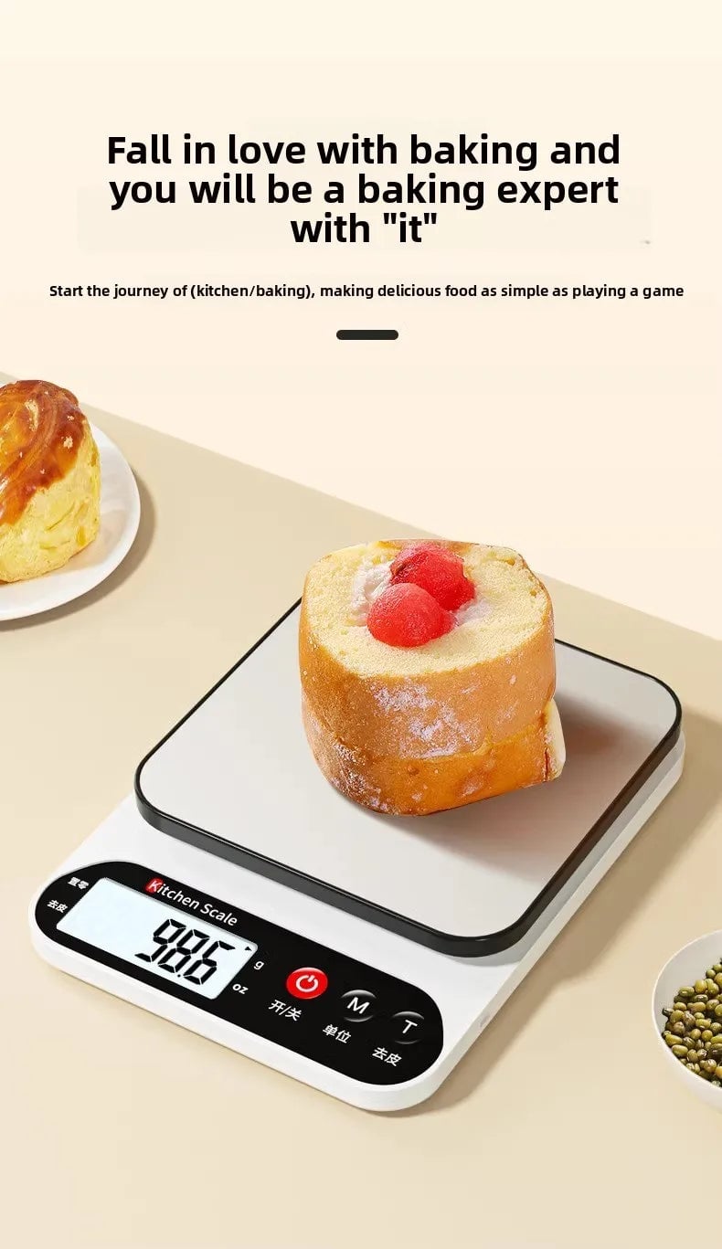 Digital Kitchen Scale 0.1g Precision Food Baking Weighing Scale