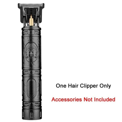 USB Electric Hair Clipper Beard Trimmer Dragon Buddha Design Pro