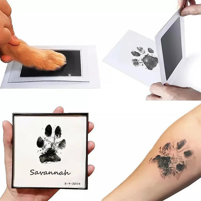 Ink Pad Kit for Pet Paw Prints & Baby Handprints - Safe DIY