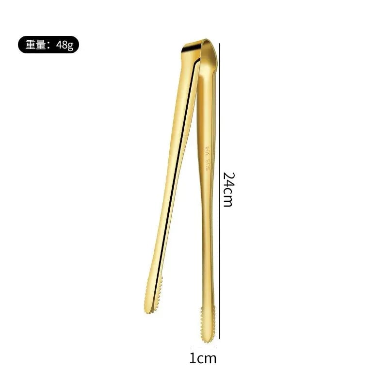 304 Stainless Steel BBQ Tongs Multi-Purpose Kitchen Spatula Clip