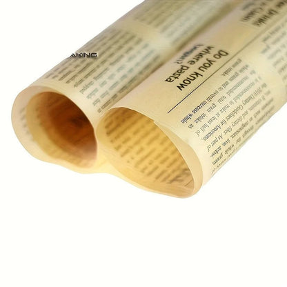 Food Grade Parchment Paper 5m Roll - Baking Cookie Bread Wrapper