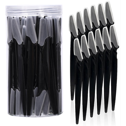 Brow & Face Razor Set 5-40pcs - Eyebrow Hair Trimmer with Cover