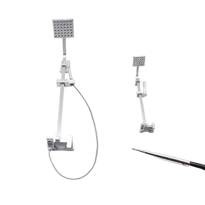 1:12 Scale Dollhouse Bathroom Showerhead & Faucet Miniature Set