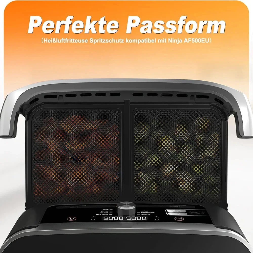 Heat Resistant Silicone Splatter Guard for Ninja AF500 Air Fryer