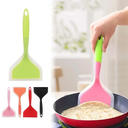 Wide Mouth Silicone Spatula Non-Stick Scraper for Cooking & Baking