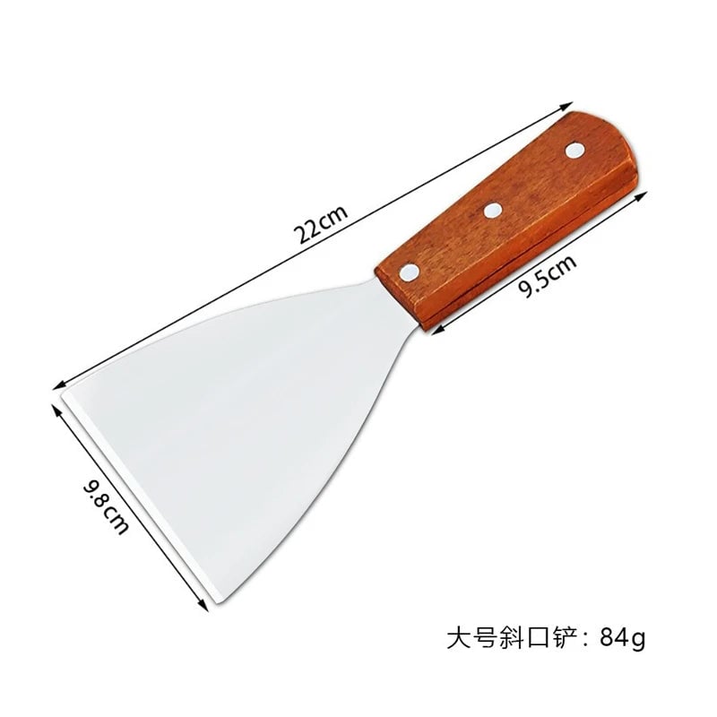 Stainless Steel Non-Stick BBQ Spatula & Grill Scraper Tool