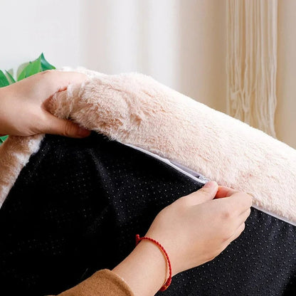 Plush Luxury Cat Bed Sofa - Winter Warm Pet Nest Small Medium Dogs