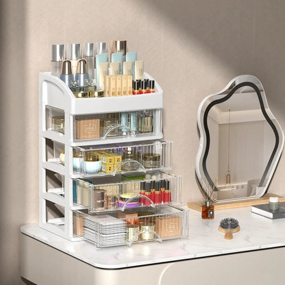 Multi-Layer Desktop Storage Cabinet - Cosmetics Jewelry Organizer Box