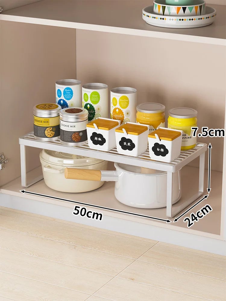 Multi-Layer Kitchen Countertop Organizer Spice Rack Storage Shelf