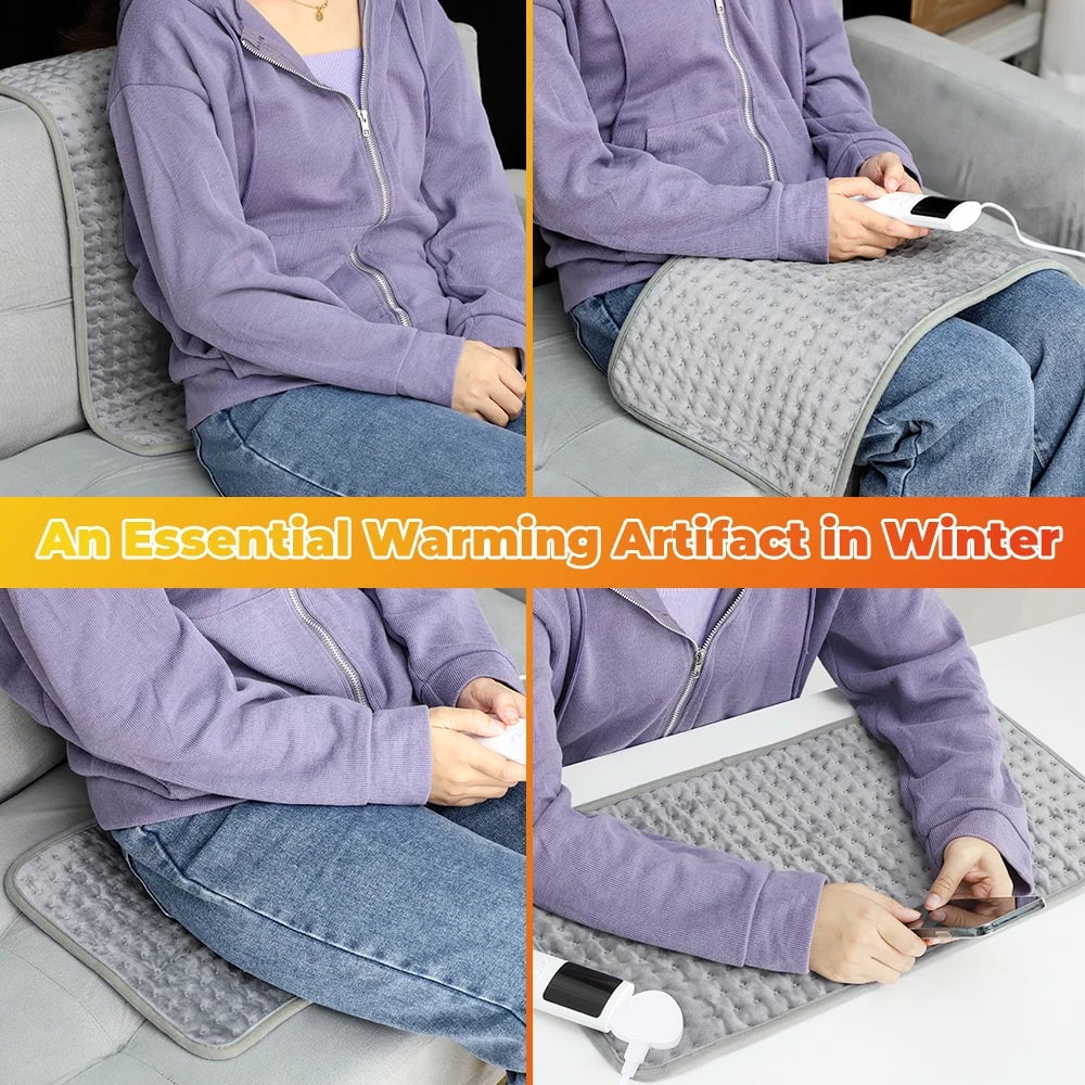 Electric Heating Pad Blanket - Constant Temperature Shoulder Back Pain Relief