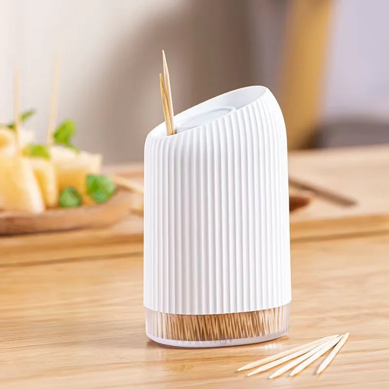 Elegant Toothpick Dispenser - Holds 600 Toothpicks, Portable Reusable