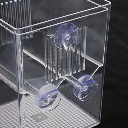 High Clear Multifunctional Fish Breeding Isolation Box Double Guppy