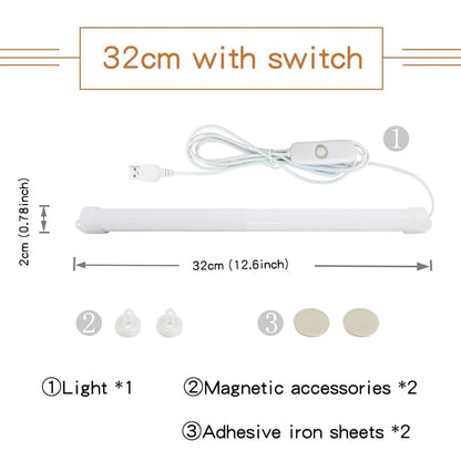 USB Magnetic LED Desk Lamp Eye Protection Study Reading Light