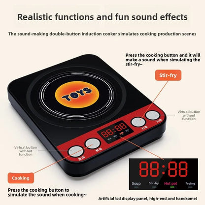 Interactive Musical Kitchen Toy Set with Cutting Tools for Kids Play
