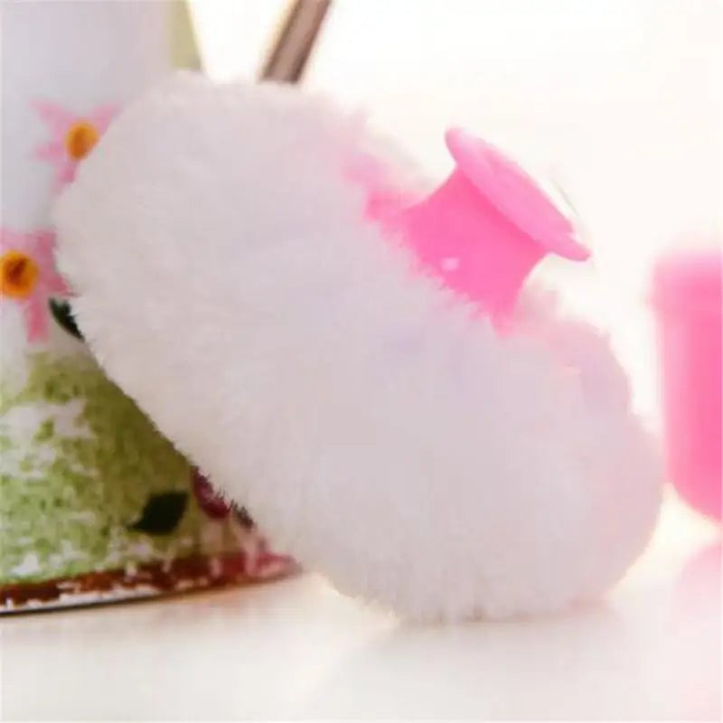 Large Portable Empty Powder Container with Puff - Multi-Purpose Storage