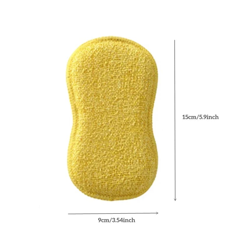 3PCS Magic Cleaning Sponges Multi-Purpose Kitchen Bathroom Scrubber