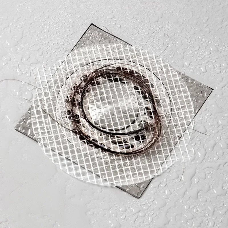 10Pcs Disposable Hair Catcher Drain Filter Mesh Strainer Cover