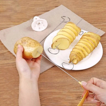 Whirlwind Potato Spiral Cutter - Vegetable Tower Slicer Machine