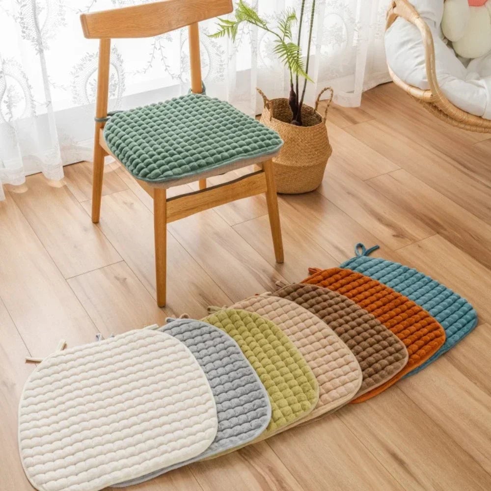 Square Cotton Chair Cushion - Winter-Thicker Non-Slip Pad