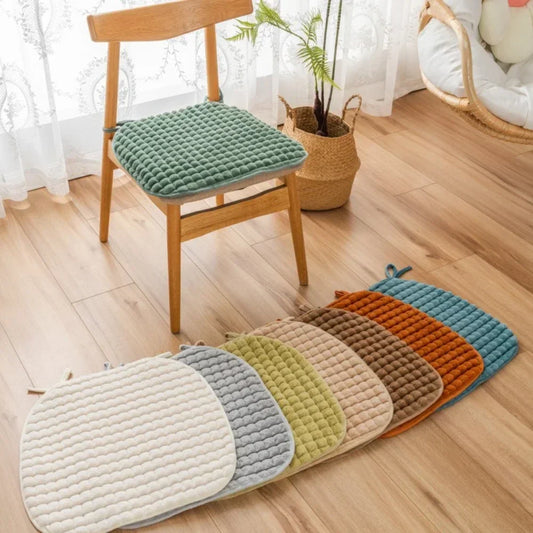 Square Cotton Chair Cushion - Winter-Thicker Non-Slip Pad