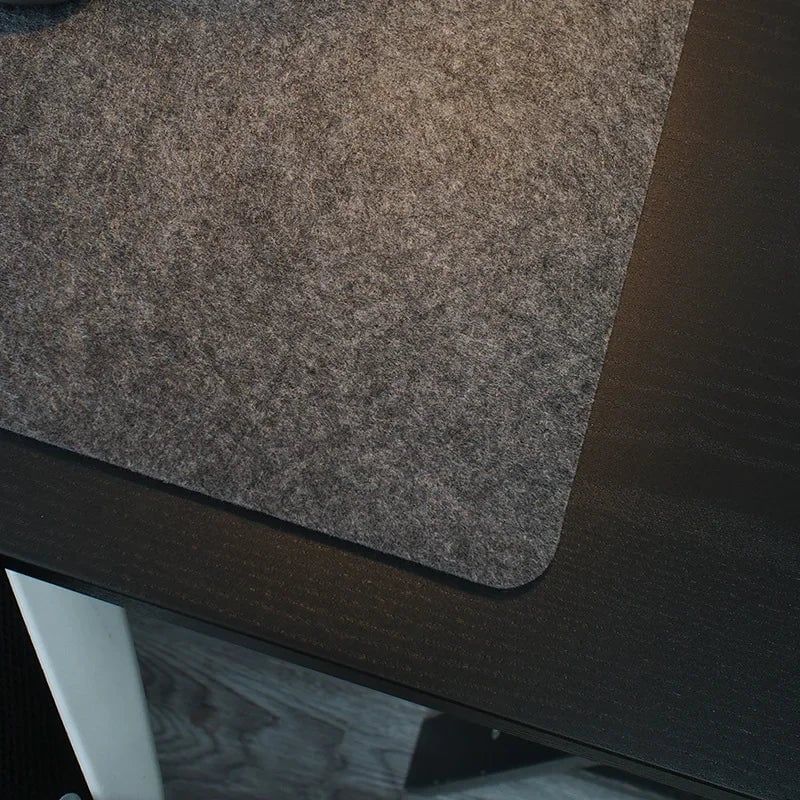 Large Wool Felt Desk Mat - Anti-Slip Computer Mouse Pad Gaming
