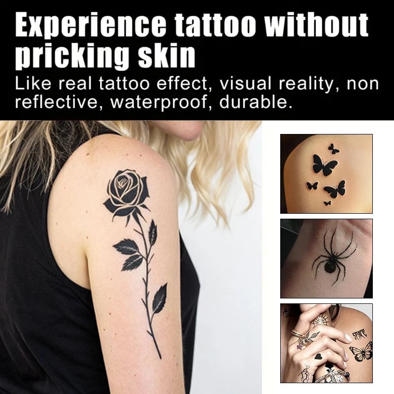 Temporary Tattoo Ink Stickers Freehand Face Body Painting Gel Kit