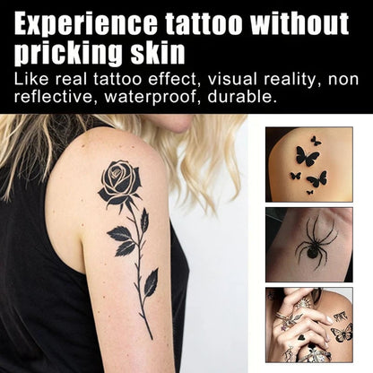 Temporary Tattoo Ink Stickers Freehand Face Body Painting Gel Kit