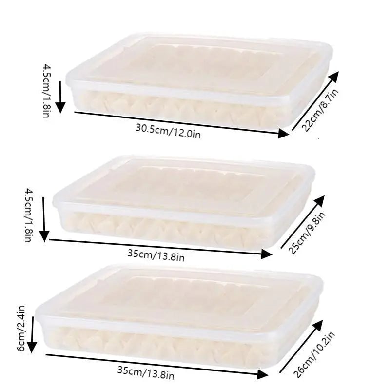 Transparent Kitchen Storage Box Refrigerator Organizer Food Container