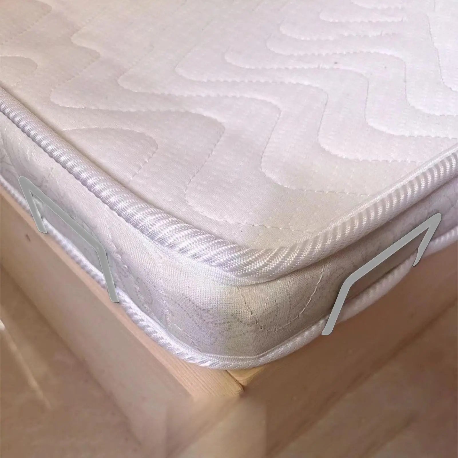 Metal Frame Mattress Slip Stopper - Easy Install Gripper Retainer