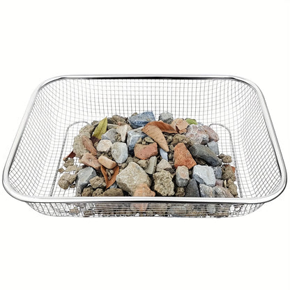 Stainless Steel Soil Sieve Mesh - Garden Rock Filter Compost Sand