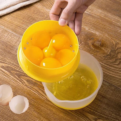 Large Clear Egg White Yolk Separator - Professional Baking Tool