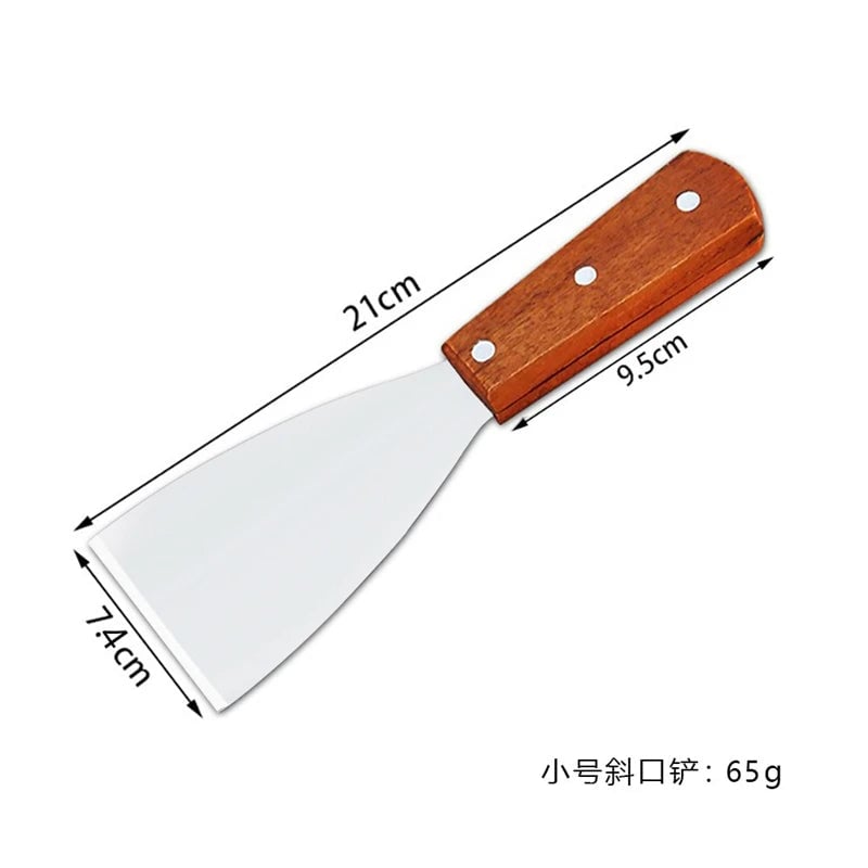 Stainless Steel Non-Stick BBQ Spatula & Grill Scraper Tool