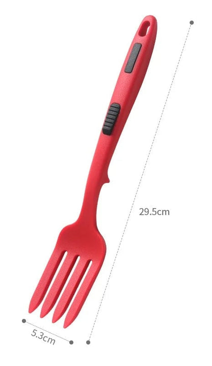 Heat-Resistant Silicone Flexible Fork - Multifunctional Noodle Tool