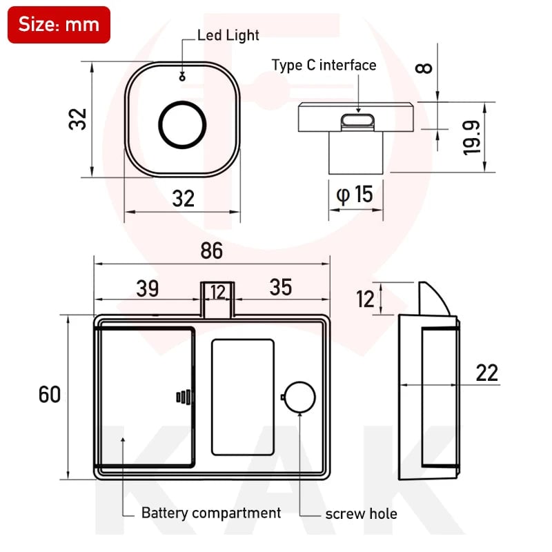 Biometric Fingerprint Cabinet Lock - Keyless Smart Drawer Security