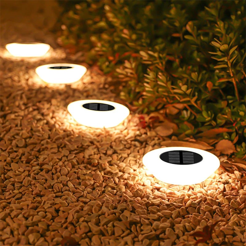 14 LED Solar Ground Lights Waterproof Outdoor Landscape Pathway