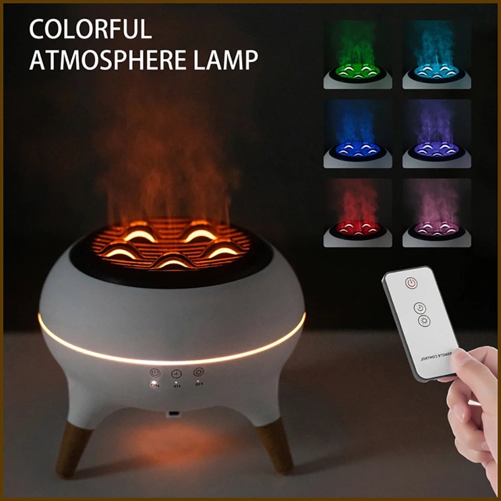 350ml LED Humidifier Essential Oil Diffuser Remote Control