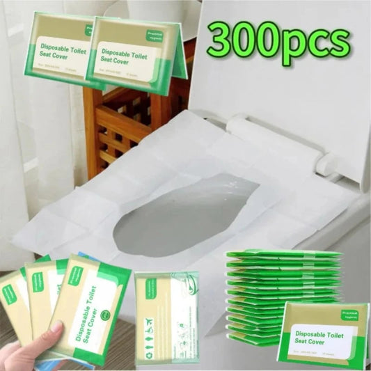 Disposable Toilet Seat Covers - Individual Wrapped Hygienic Liners