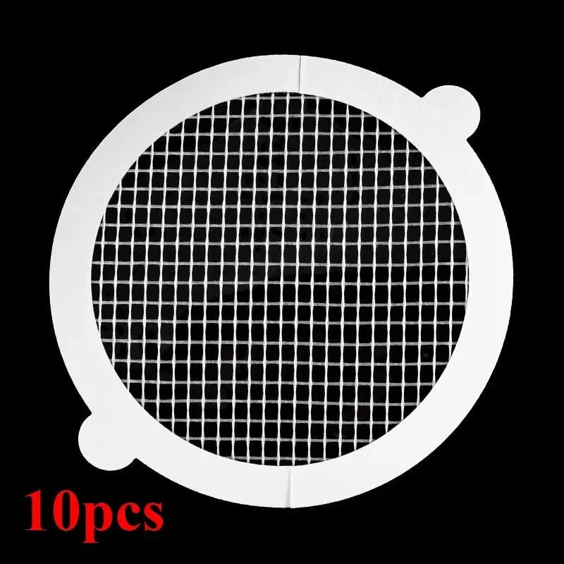 10Pcs Disposable Hair Catcher Drain Filter Mesh Strainer Cover