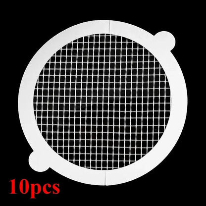 10Pcs Disposable Hair Catcher Drain Filter Mesh Strainer Cover