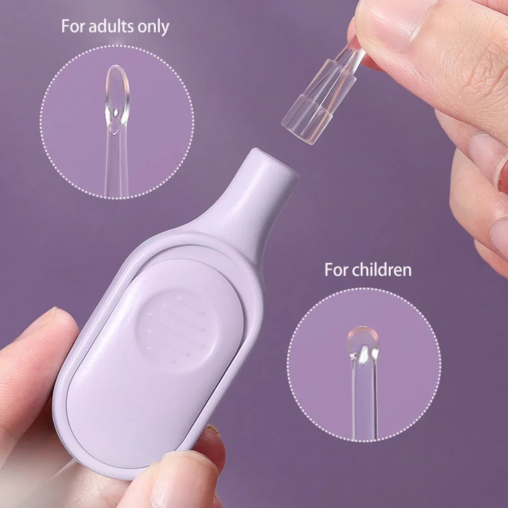 LED Illuminated Ear Cleaner 3-Piece Set with Lighted Scoop Spoons