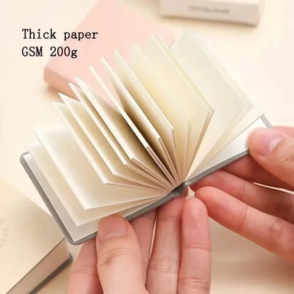 Square Watercolor Sketchbook Set 3-Pack Mini Thick Paper Drawing Books
