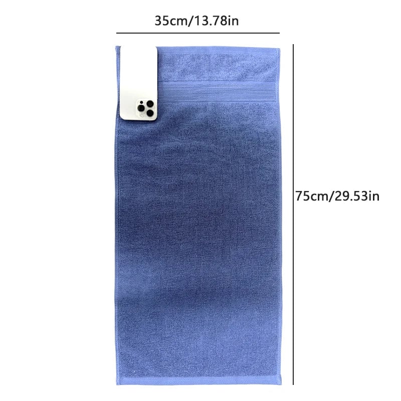Premium Cotton Face Towels - Ultra Absorbent Non-Shedding 2-Pack