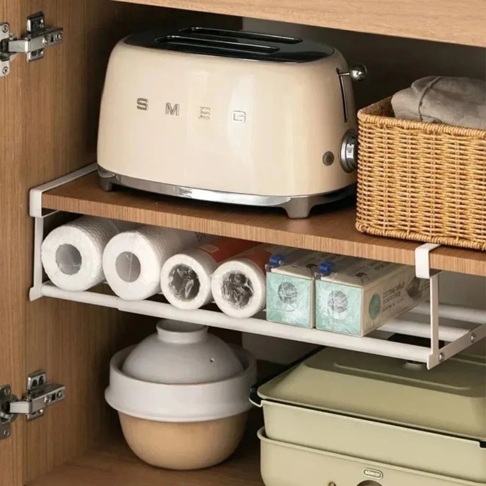 Under-Shelf Shoe Rack Organizer | Layered Space-Saving Holder