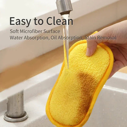 3PCS Magic Cleaning Sponges Multi-Purpose Kitchen Bathroom Scrubber