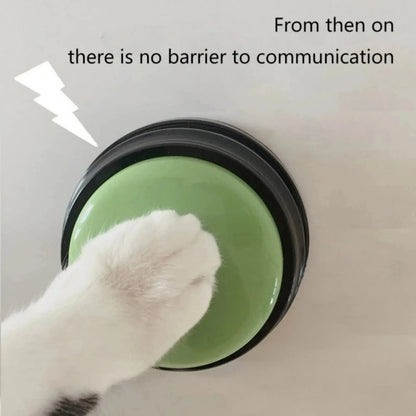 30 Second Pet Training Voice Recording Button Dog Communication Buzzer