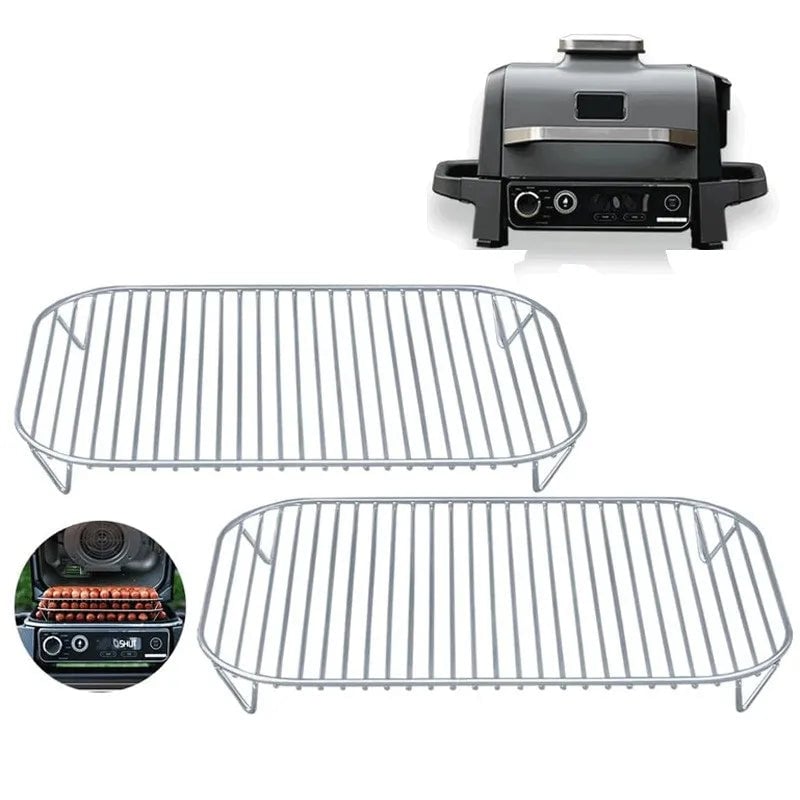 Stainless Steel Grill Stand for Ninja OG701 OG751 Woodfire 7-in-1