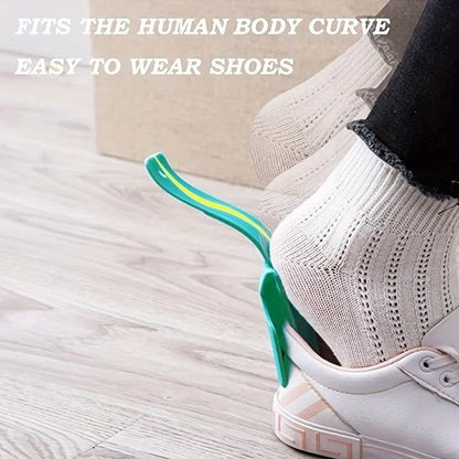 2pcs Plastic Shoe Horn Helper - Lazy Shoes Lifting Aid Tool Set